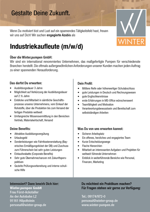 Ausbildung-Industriekaufleute